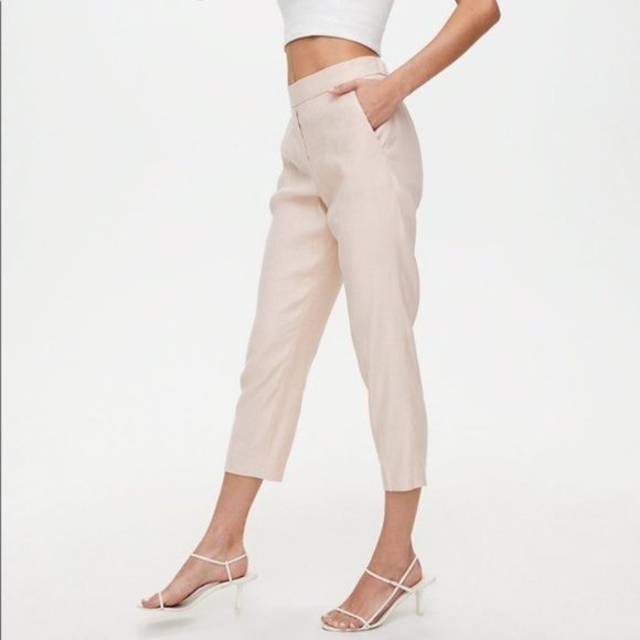 Babaton Pants - Aritzia Babaton Conan Linen Pant Size 6